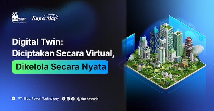 teknologi digital twin dan GIS SuperMap CSI